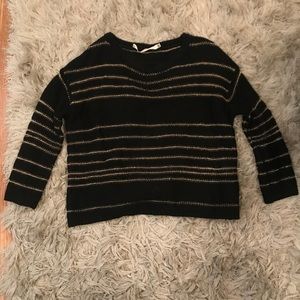 Pippa Lynn sparkly black and gold sweater